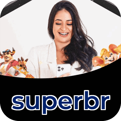 Plataforma superbr mostrando interface moderna, jogos certificados e recursos de segurança licenciados